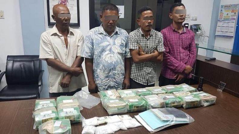 BNN Gagalkan Penyelundupan Narkoba di Sumut dan Aceh, 33,9 Kg Sabu Disita
