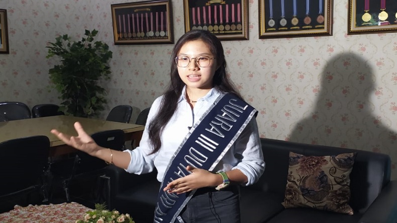 Zivanka Natania Berbagi Tips kepada Calon Duta Hari Air 2020 di SDA Goes to School