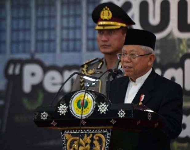 Pandemi Corona, Ma'ruf Amin Minta Semua Siswa Adaptasi Belajar Jarak Jauh