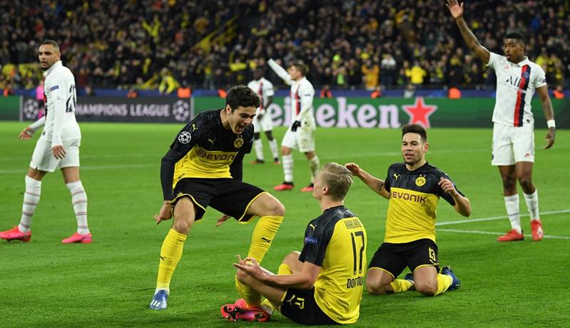 Haaland Cetak 2 Gol, Borussia Dortmund Bungkam PSG