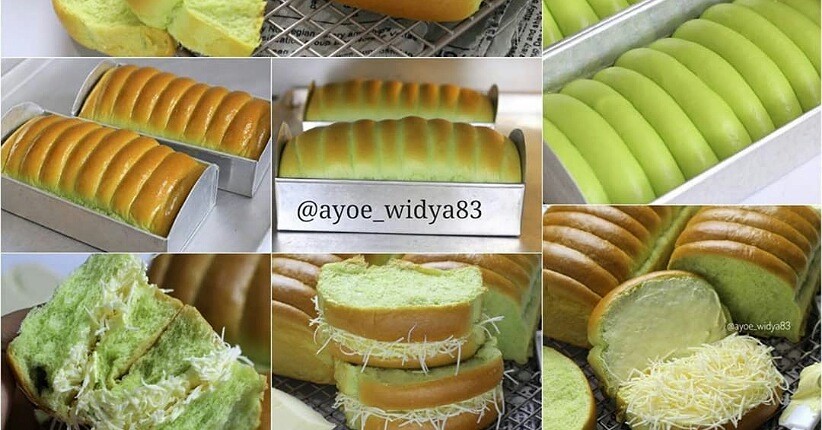 Jajanan Kekinian Roti Sisir Pandan Suji, Rasanya Legit Pakai Isian Keju Parut