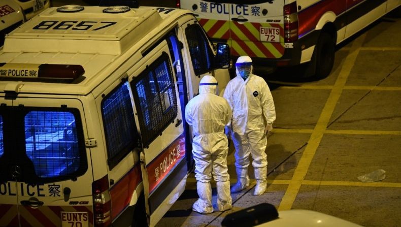 Puluhan Polisi Hong Kong Dikarantina Terkait Virus Korona
