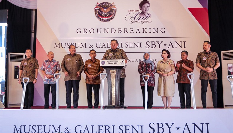 Bangun Museum dan Galeri Seni, SBY: Ini Wujud Cinta Saya dan Keluarga kepada Ibu Ani