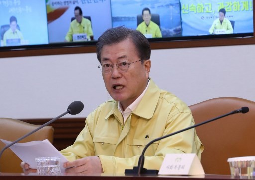 Nyaris 900 Orang Terinfeksi Virus Korona di Korsel, Presiden Moon: Situasinya Sangat Gawat