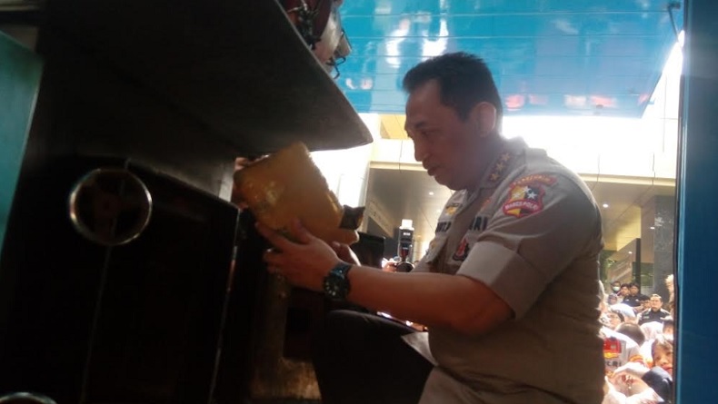 Bareskrim Polri Musnahkan 341 Kg Sabu Milik Sindikat Internasional