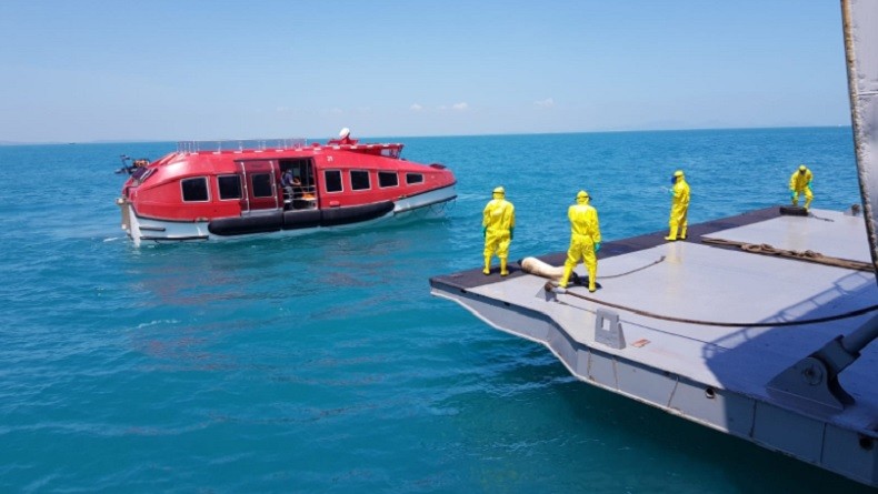 KRI dr Soeharso Jemput 188 WNI dari Kapal World Dream, Siang Ini Dibawa ke Pulau Sebaru