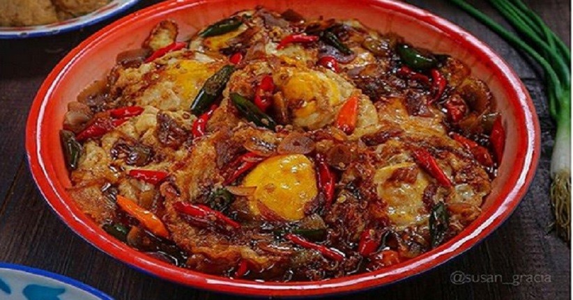 Menu Lauk Sederhana dengan Telur Ceplok Kecap, Enak Pakai Saus Tiram