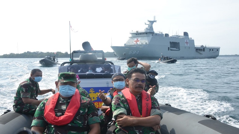 KRI Semarang-594 Jadi Pusat Komando Observasi WNI di Pulau Sebaru