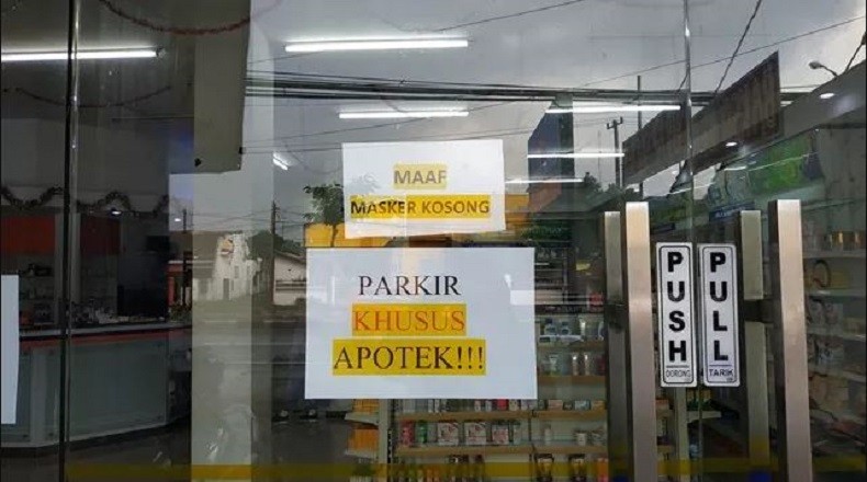 Harga Meroket, Stok Masker dan Pembersih Tangan di Bandung Kosong