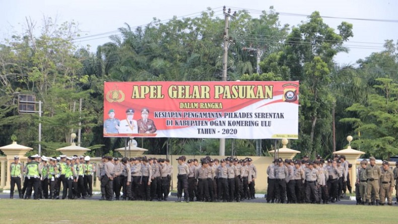 74 Desa di Kabupaten OKU Gelar Pilkades Serentak, Polisi Terjunkan Ratusan Personel