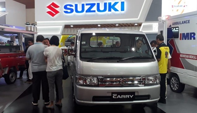 Suzuki Targetkan Penjualan Pikap Carry Luxury 250 Unit di Giicomvec 2020