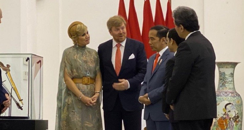 Jokowi Terima Keris Pangeran Diponegoro dari Raja Belanda