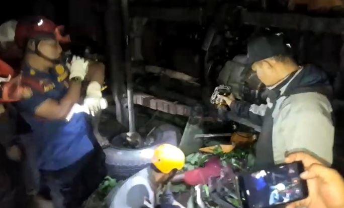Truk Tak Kuat Menanjak di Bumiayu Brebes, Terguling dan Tewaskan Sopir
