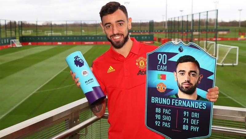 Bruno Fernandes Pemain Terbaik Premier League Bulan Februari