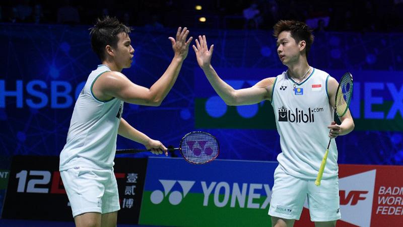 Hasil All England 2022: Kevin/Marcus Hajar Duo India, Derbi Indonesia Bisa Tersaji di Semifinal