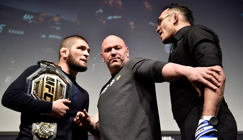 UFC Ngotot Gelar Duel Khabib Nurmagomedov Vs Tony Ferguson