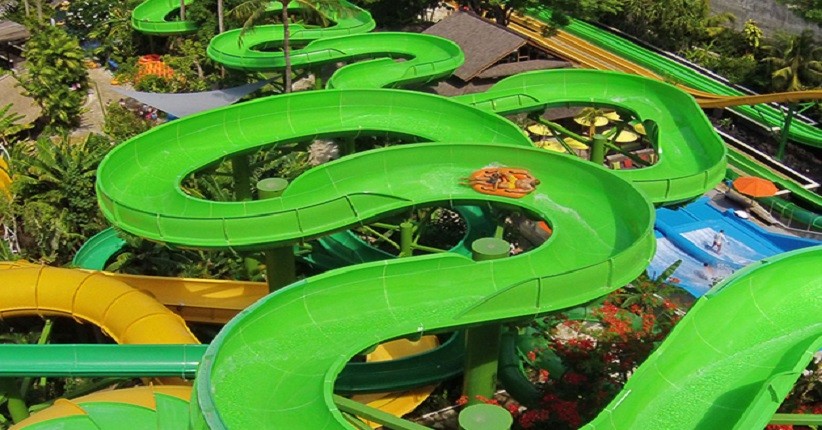 Wisata Waterbom Bali, Ada Wahana Boomerang Meluncur dari Ketinggian 20 Meter