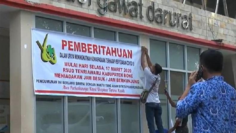 Rawat Warga Diduga Suspect Virus Korona, RSUD Tenriawaru Bone Tolak Pasien Baru