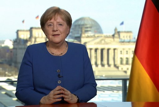 Kanselir Merkel: Virus Korona Tantangan Terbesar Jerman Sejak Perang Dunia II