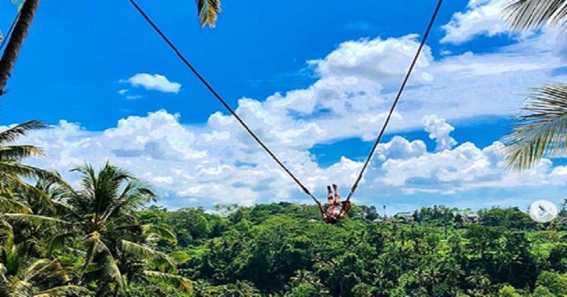 Menjajal Wisata Bali Swing di Ubud, Ayunan Ekstrem di Atas Ketinggian 78 Meter