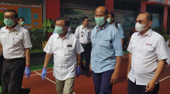 Menkumham Apresiasi PMI Cegah Covid-19 di Lapas Over Kapasitas