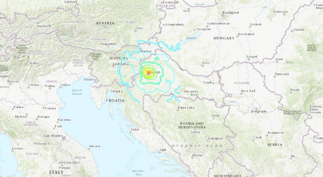 Gempa Bumi Magnitudo 5,3 Guncang Kroasia, Banyak Bangunan Rusak