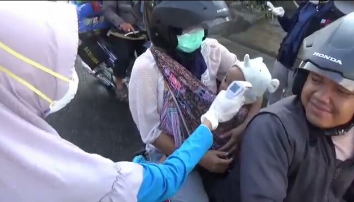 Cegah Virus Korona, Ponorogo Gelar Cek Suhu Tubuh di Perbatasan