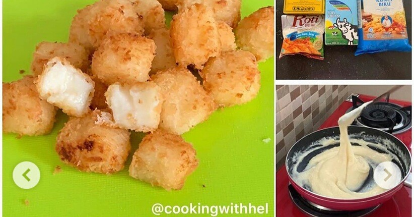 Darurat Virus Corona di Rumah, Asyiknya Bikin Susu Goreng Keju yang Lagi Hits