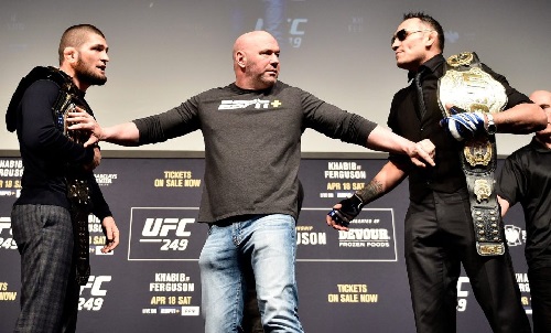 Pertarungan Batal, Tony Minta UFC Cabut Gelar Juara Khabib