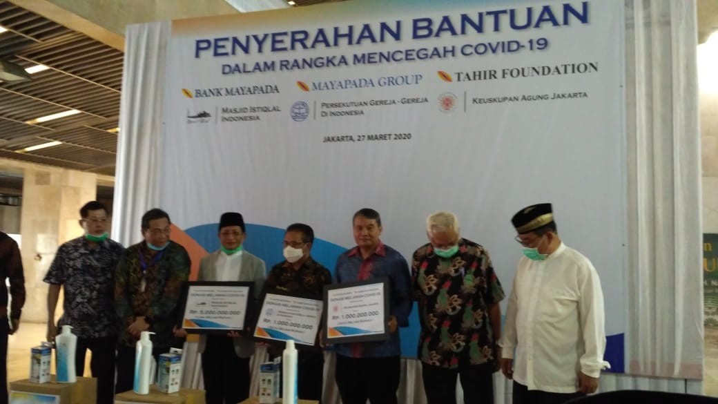 Bantu Tangani Virus Corona, Mayapada Group dan Tahir Foundation Sumbang Rp52 Miliar