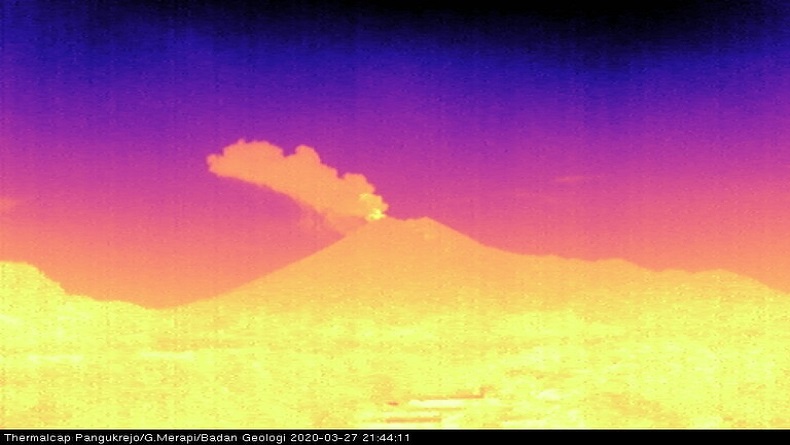 Gunung Merapi Erupsi Lagi Jumat Malam, Kolom Abu Setinggi 1 Km