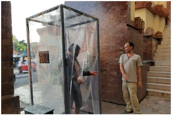 Kemenkes Minta Bilik Disinfeksi Tak Digunakan untuk Cegah Korona