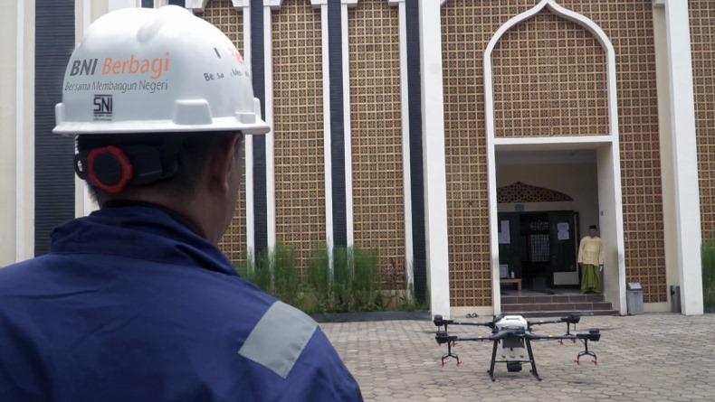 BNI Bantu Sterilkan Permukiman