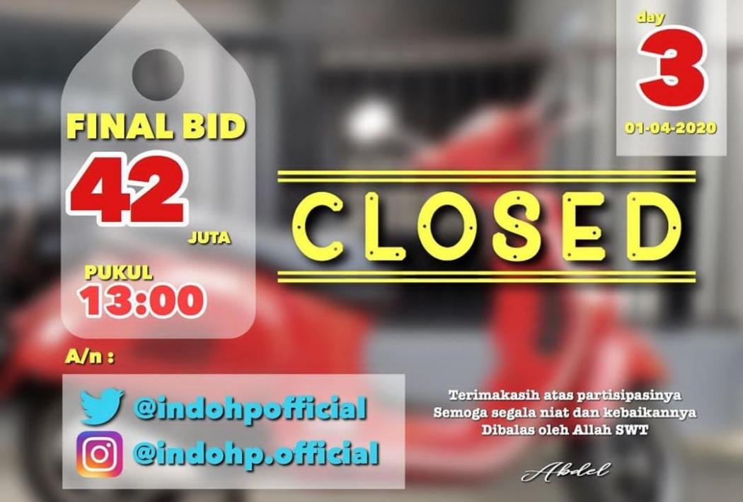 Bantu Lawan Virus Corona, Komedian Abdel Lelang Skuter Kesayangan