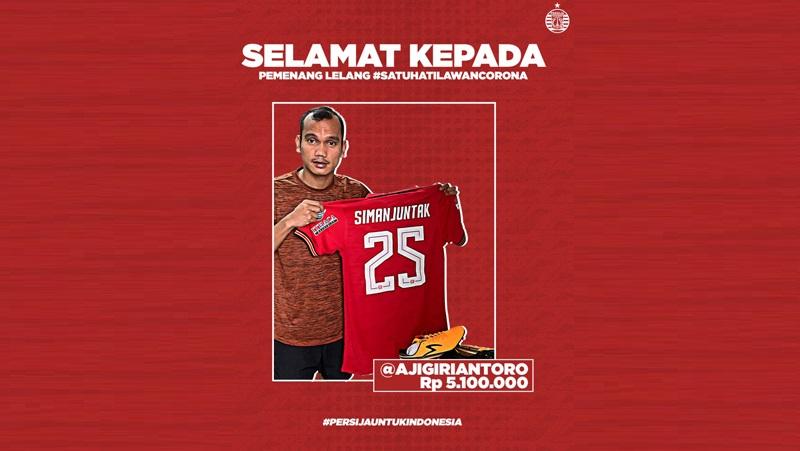 Perangi Corona, Jersey dan Sepatu Riko Simanjuntak Terlelang Rp5,1 Juta