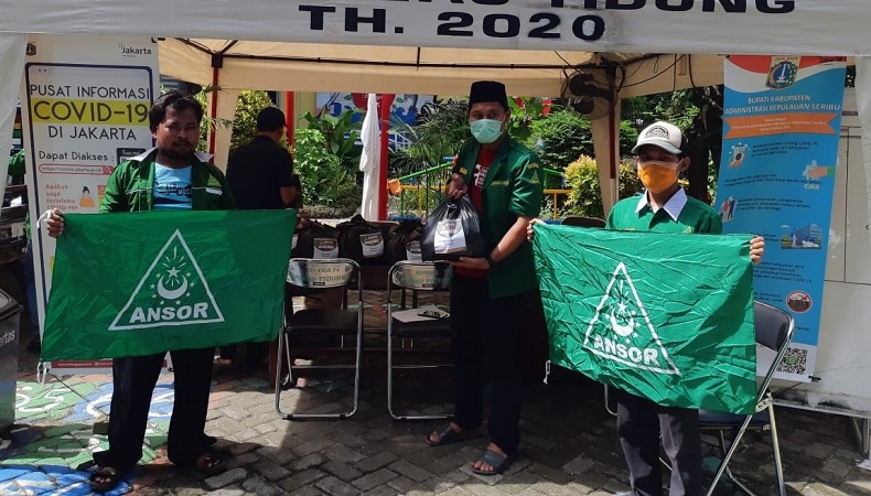 GP Ansor Kepulauan Seribu Salurkan Bantuan untuk Masyarakat di Tengah Wabah Corona