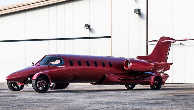 Limousine Berbentuk Jet Pribadi Ini Siap Dilelang, Kursi Dihiasi Berlian