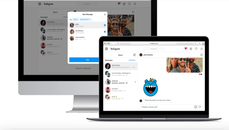 Pengguna Instagram Kini Bisa Kirim DM via Desktop