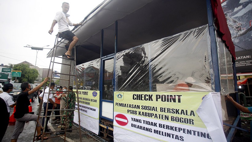Pedagang Langgar PSBB, Pasar Anyer Bogor Ditutup hingga 12 Mei