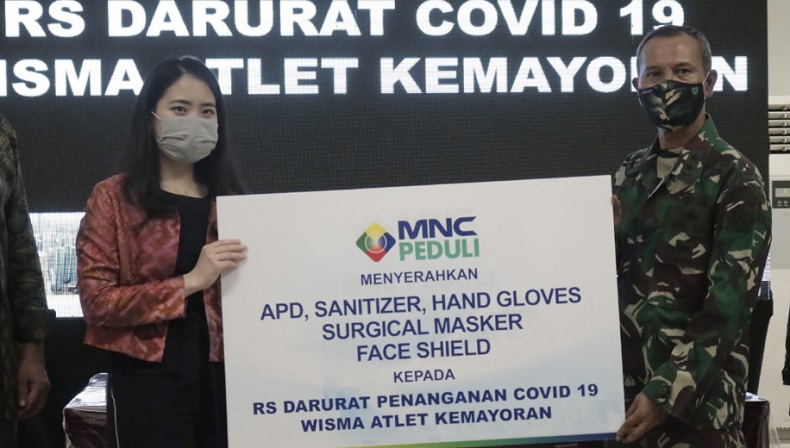 MNC Peduli Salurkan Bantuan APD untuk RS Darurat Covid-19 Wisma Atlet