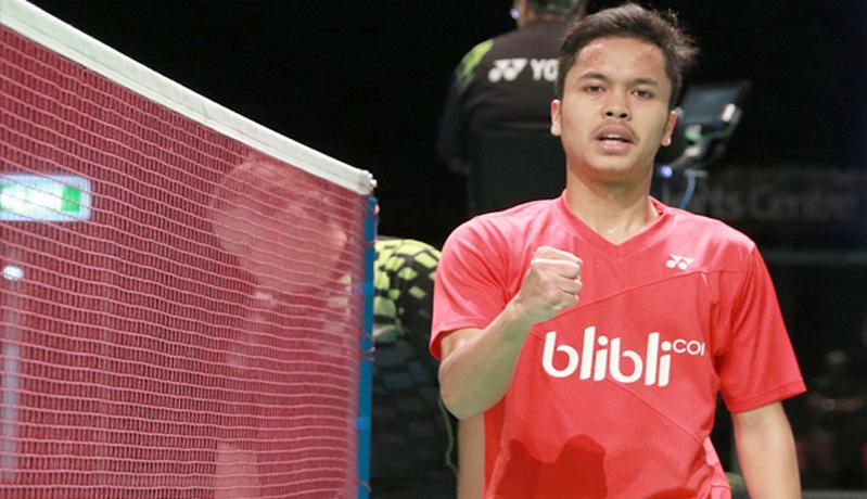 Hasil Piala Thomas: Anthony Ginting Hajar Chou Tien Chen, Indonesia Ungguli Taiwan 1-0