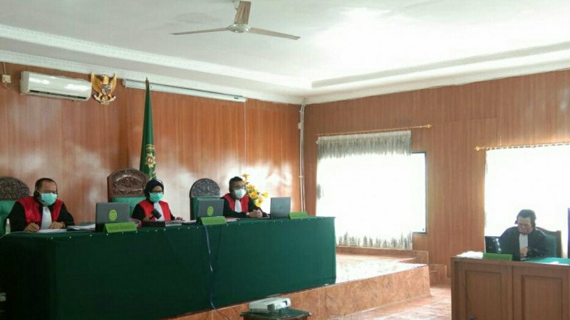 Lewat Sidang Virtual, 2 Kurir 79 Kg Sabu asal Palembang Dituntut Hukuman Mati