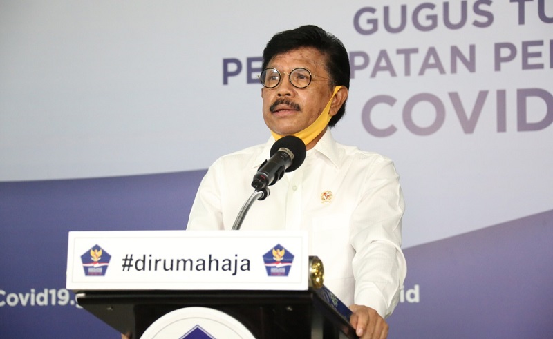 Menkominfo Ajak ASN TNI Polri dan Selebritas Unduh Aplikasi PeduliLindungi