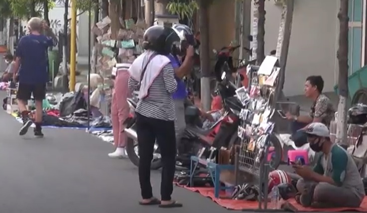 Jelang PSBB di Kota Tegal, Puluhan PKL Tuntut Kompensasi dari Pemkot