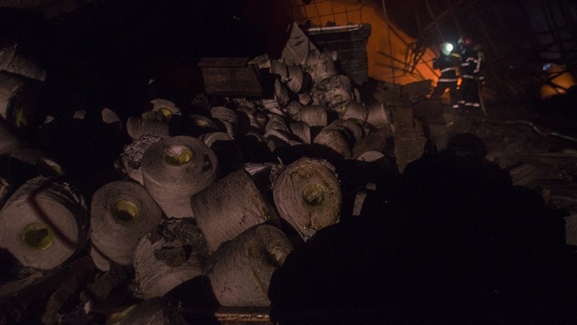 Pabrik Benang Pan Brothers di Bandung Kebakaran