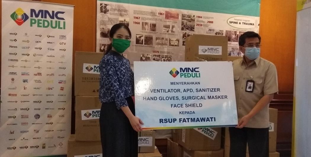 MNC Peduli Serahkan Bantuan APD ke RSUP Fatmawati terkait Covid-19