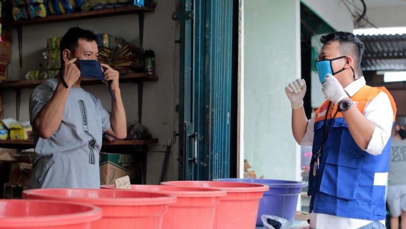 Satu Juta Masker Gratis bagi Pedagang Pasar di Tengah Pandemi Corona