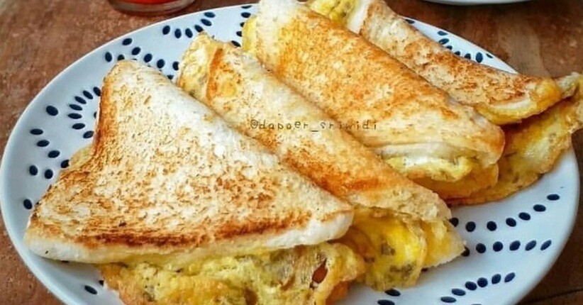 Santapan Lezat dengan Roti Lipat Telur Keju, Dibuat Hanya 5 Menit