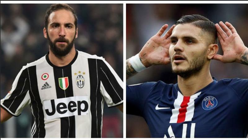 Juventus Siap Barter Gonzalo Higuain dengan Mauro Icardi