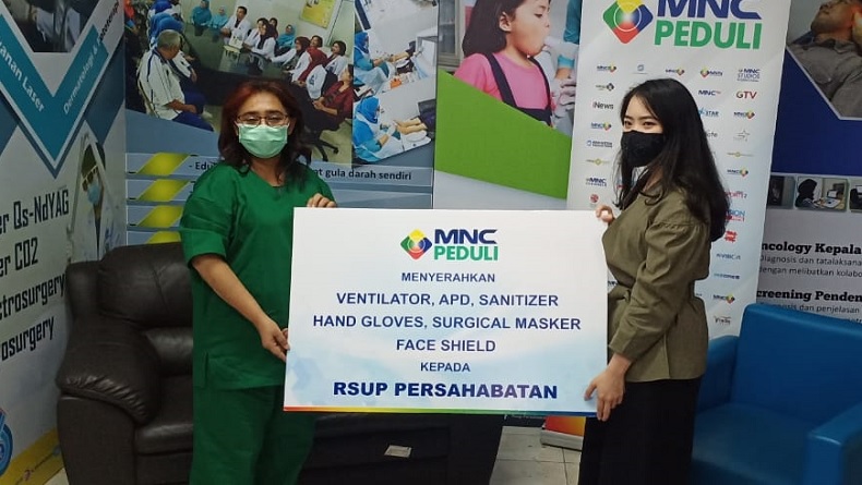MNC Peduli Salurkan Bantuan Alkes dan APD kepada RSUP Persahabatan